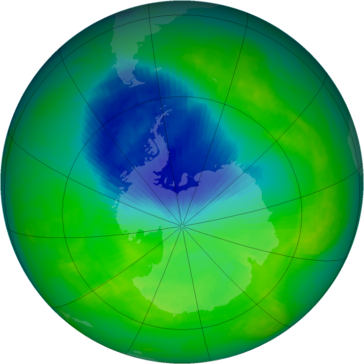 Ozone Map 2002-10-30